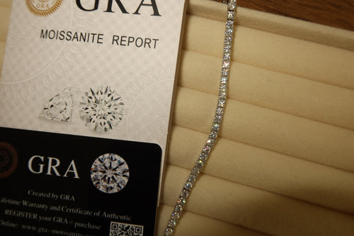 Classic Moissanite Tennis bracelet 2 mm