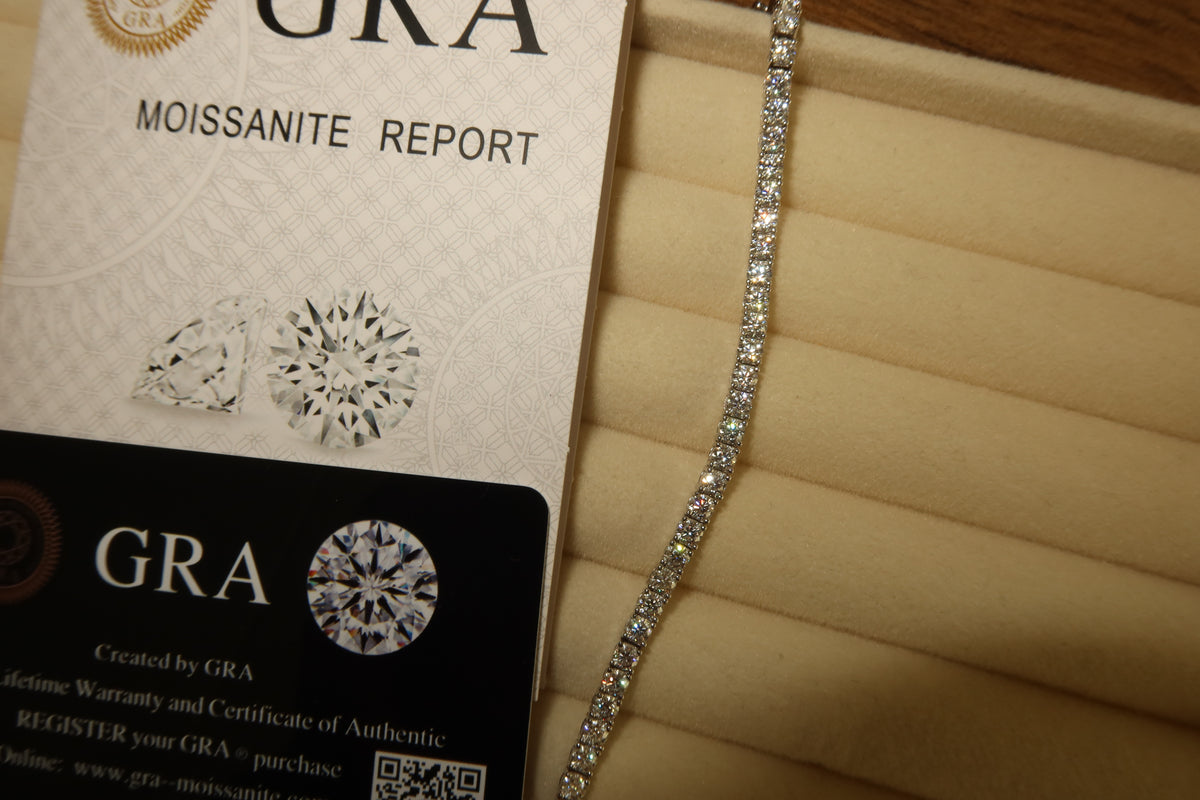 Classic Moissanite Tennis bracelet 3 mm